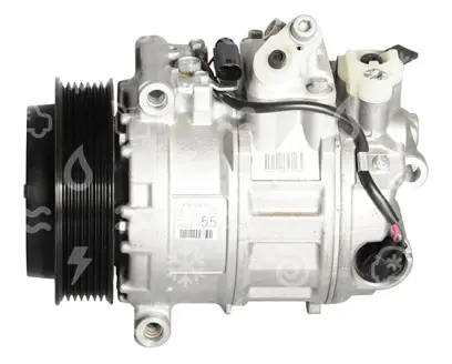kompresor DENSO 7SEU16C, řemenice 125 mm - PV7, 12V, OEM 000230621